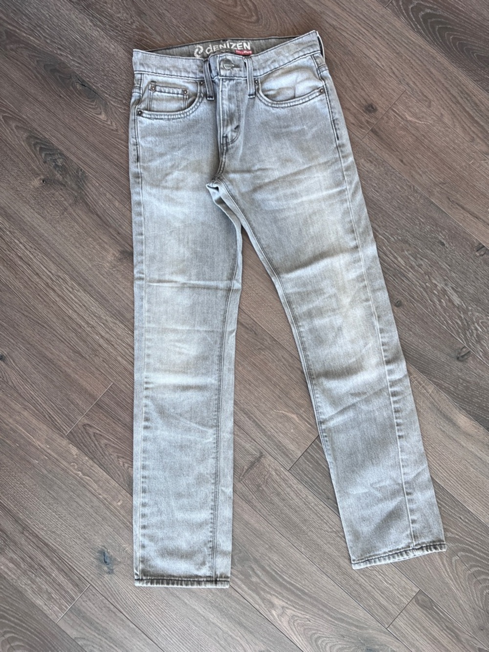 Denizen from Levi's Men's Slim Straight Light Gray Jeans